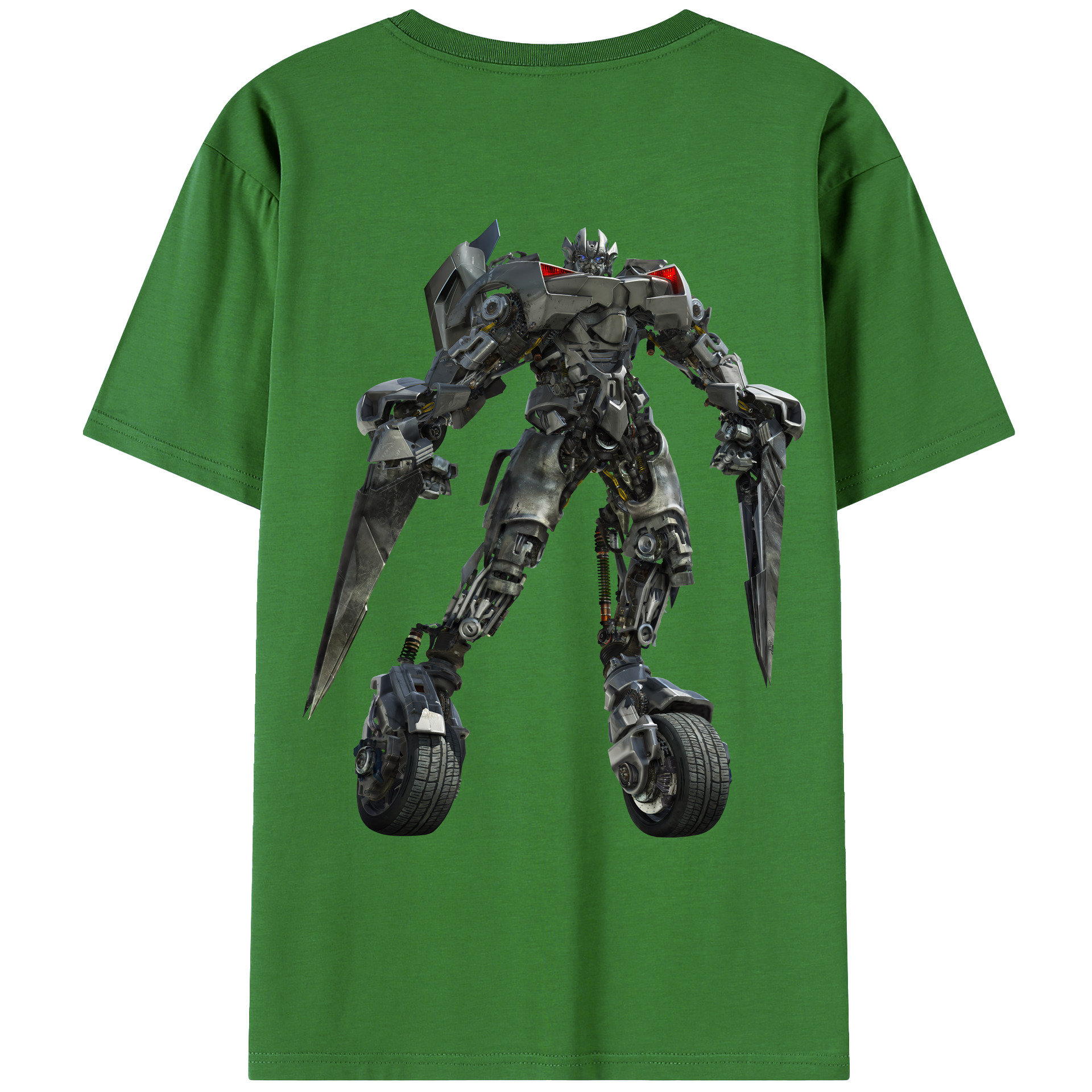 （画像用） Transformers トランスフォーマー レディース半袖Tシャツ(バックプリント)